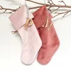 Personalised Luxury Velvet Santa Sack - Dusty Pink - Image 8