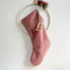 Personalised Luxury Velvet Santa Sack - Dusty Pink - Image 7